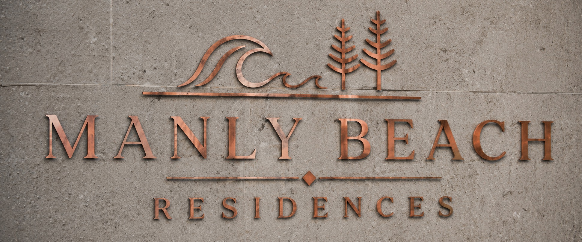 Copper letters