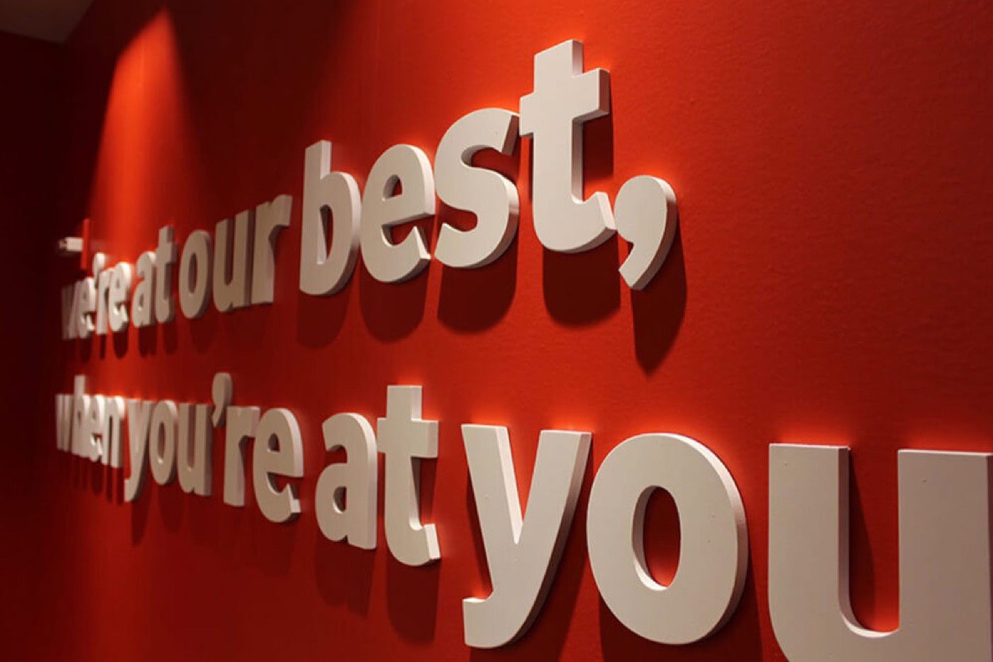 Foam display letters cut on the digital knife cutter