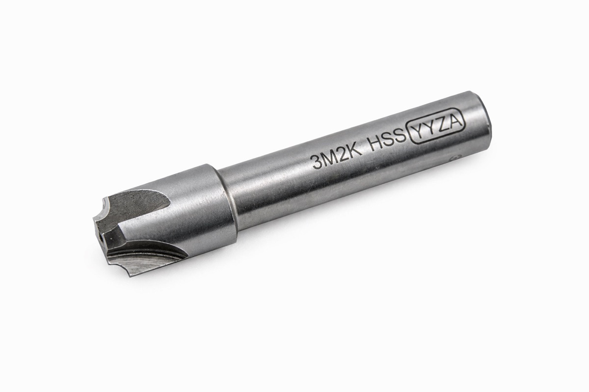HSS cutting tool marked with grade and specification
