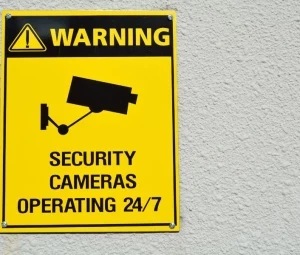 Surveillance Camera Sign