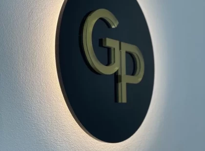 3D ACRYLIC RECEPCTION SIGN