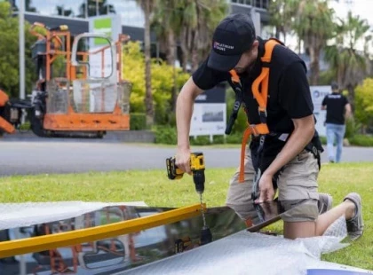 ACM PANEL INSTALL