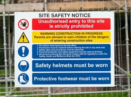 CONSTRUCTION SITE SIGNS