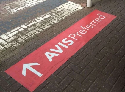 ALUFOIL FLOOR GRAPHICS
