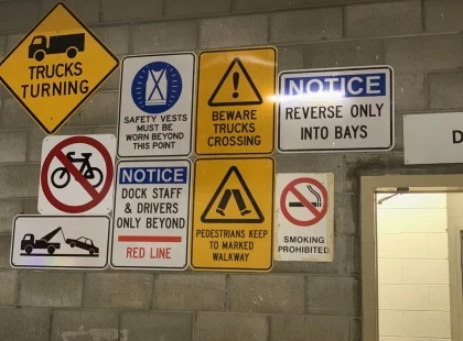 CONSTRUCTION SIGNS